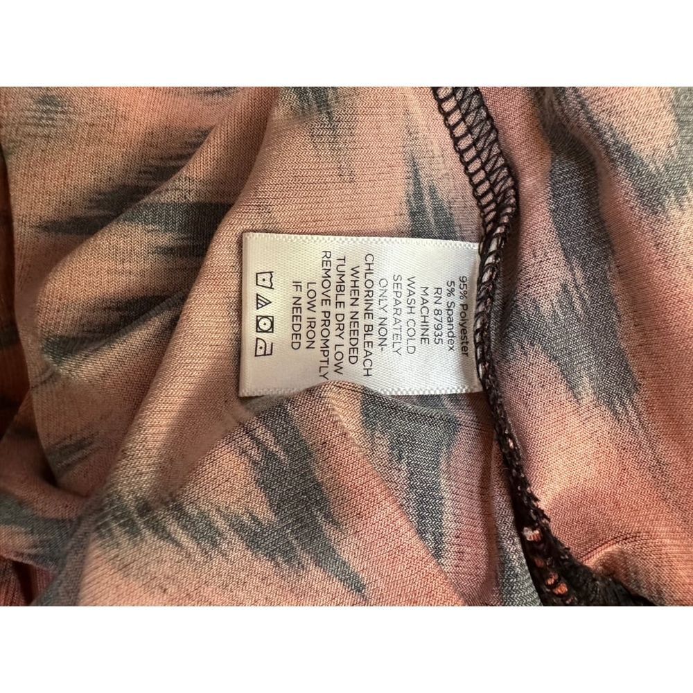 Women's Susan‎ Graver Top, Size M, Black & Orange - Picture 5 of 5